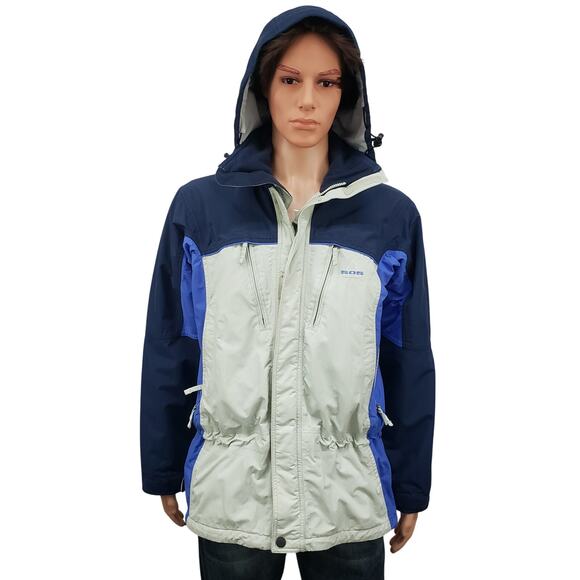 Vintage SOS Sportswear of Sweden Ski Snow Jacket w Hood Insulated Thermolite S - Picture 4 of 13